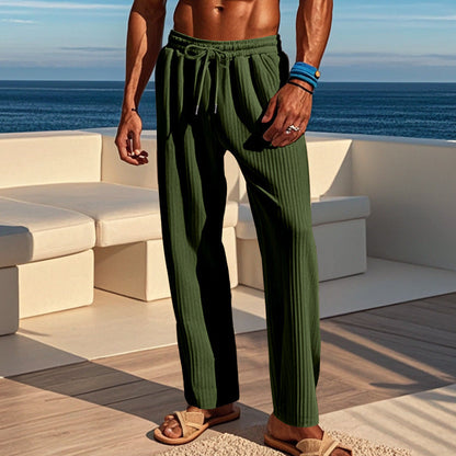 Herren Freizeithose Gestreift Lässig Comfort