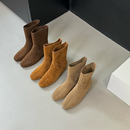 Damenschuhe Stiefeletten Weichleder Elegante Mit Schnürsenkel - BerlinGlamour