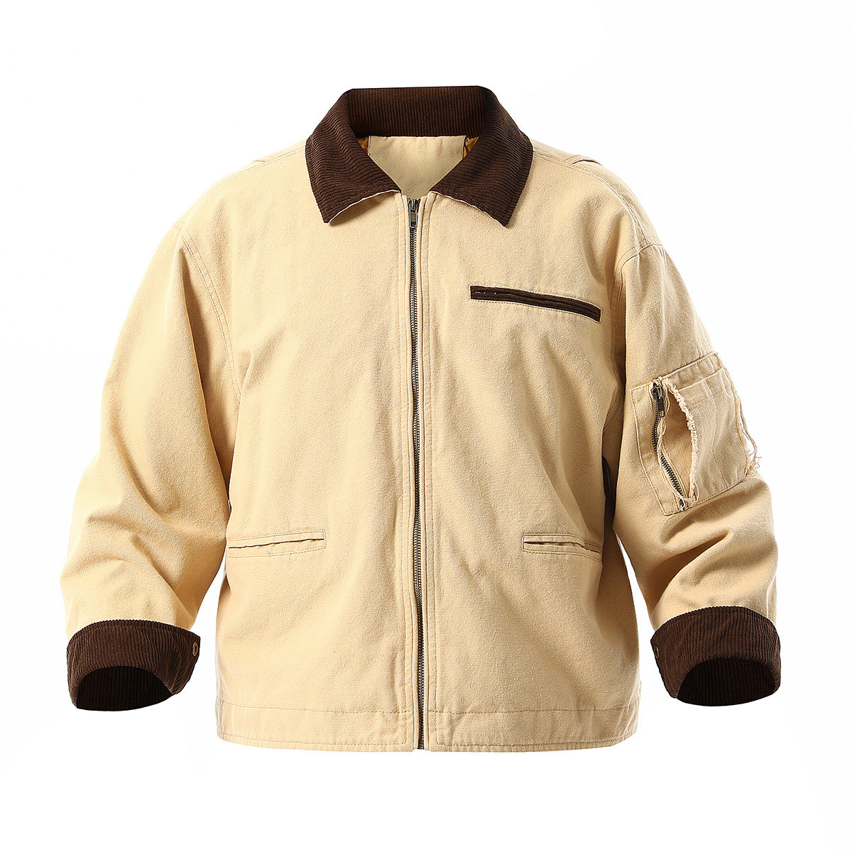 Herren Übergangsjacke Urban Style Stehkragen Taschen