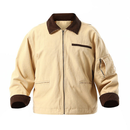 Herren Übergangsjacke Urban Style Stehkragen Taschen