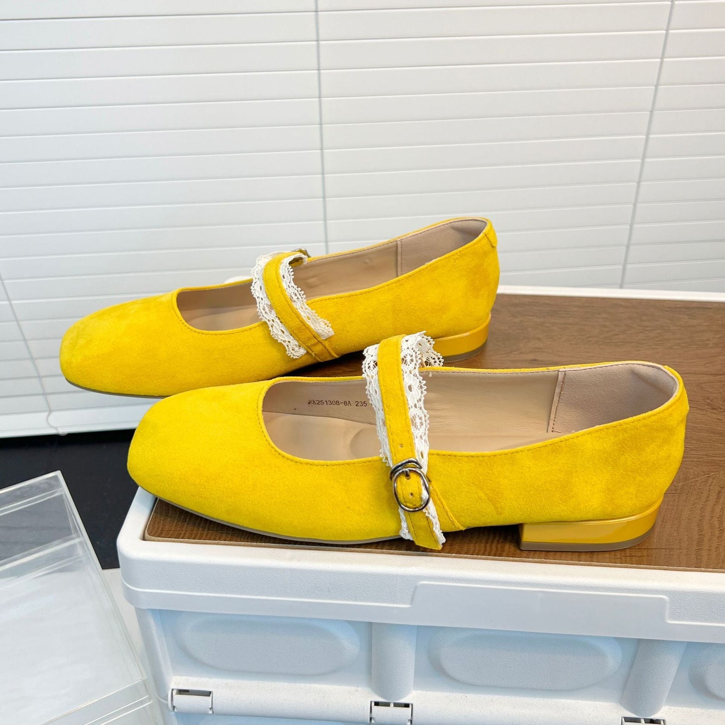 Damen Mokassins Spitzenverzierung Frauen Schuhe Mode