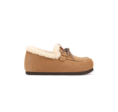 Damen Hausschuhe Flauschig Warm mit Riemen