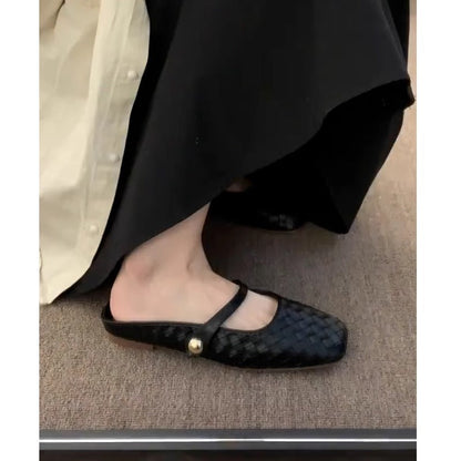 Damen Mokassins Bequem Riemen Schuhe Chic