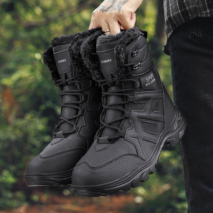 Wanderstiefel Damen Warm Winterstiefel Rutschfest - BerlinGlamour