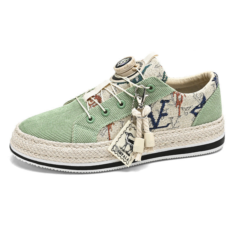 Damen Sneaker Canvas Schuhe Mode Bequem Einzigartig