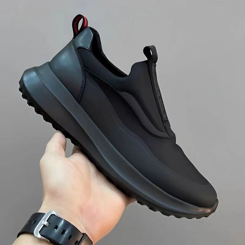 Damen Sneaker Sportlich Wasserdicht Elastisch Schwarz - BerlinGlamour
