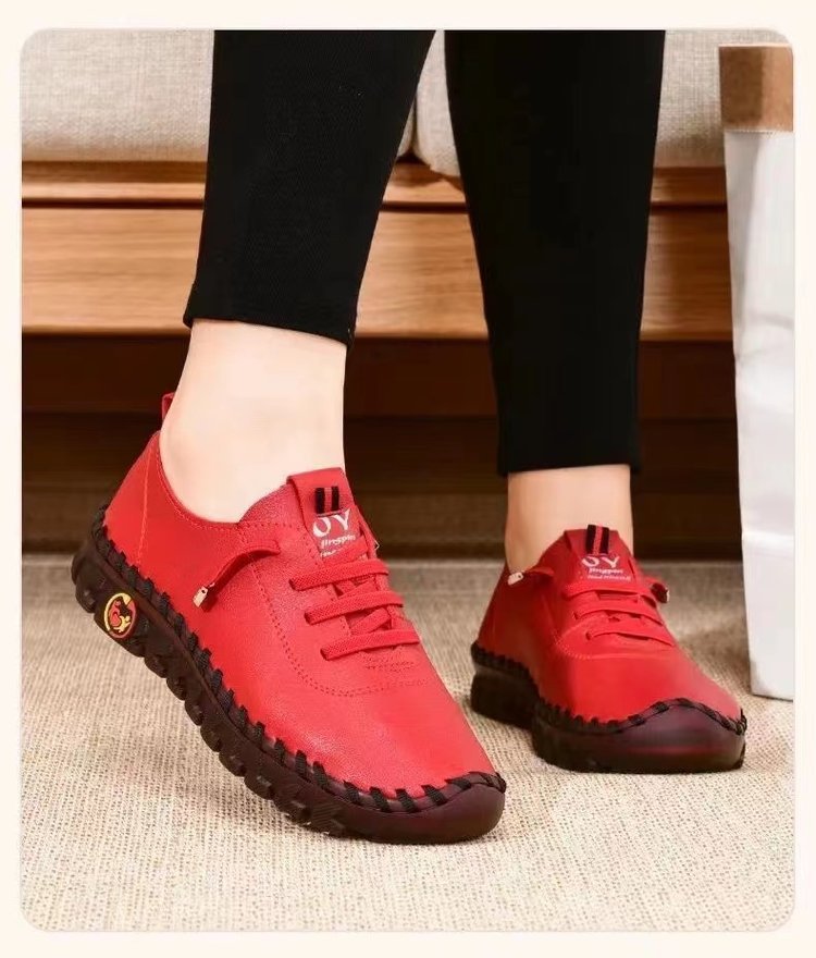 Damen Freizeitschuhe Bequem Elastisch Schnürsenkel