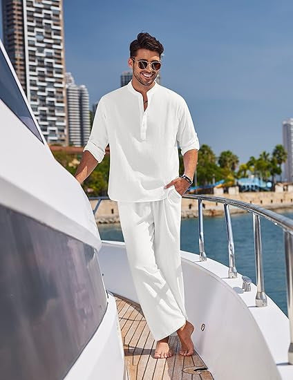 Herren Lounge Set Bequem Relaxed Fit Casual