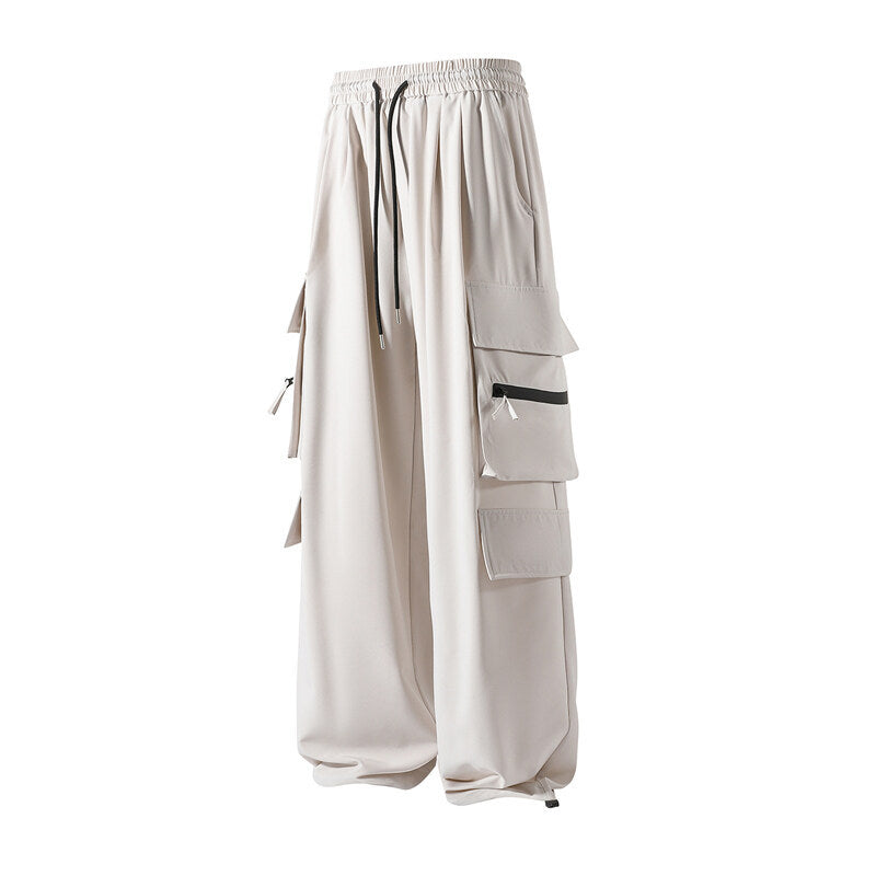 Praktische Unisex Cargo-Hose mit Seitentaschen Elastisch