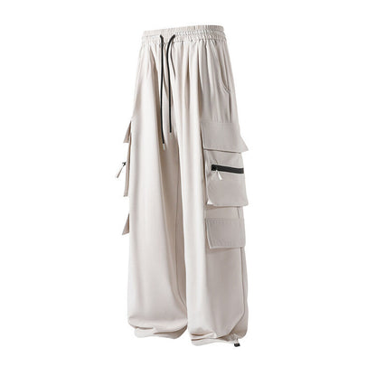 Praktische Unisex Cargo-Hose mit Seitentaschen Elastisch