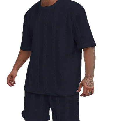 Herren Strickset Lässig Bequem Sommer
