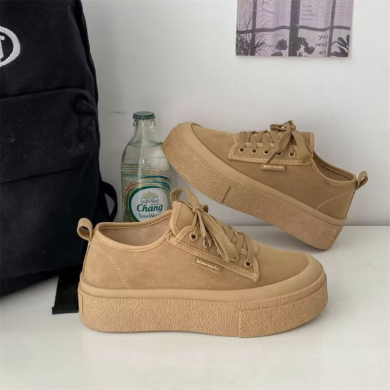 Damen Sneaker Weich Wildleder KomfortSchuhe