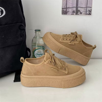 Damen Sneaker Weich Wildleder KomfortSchuhe