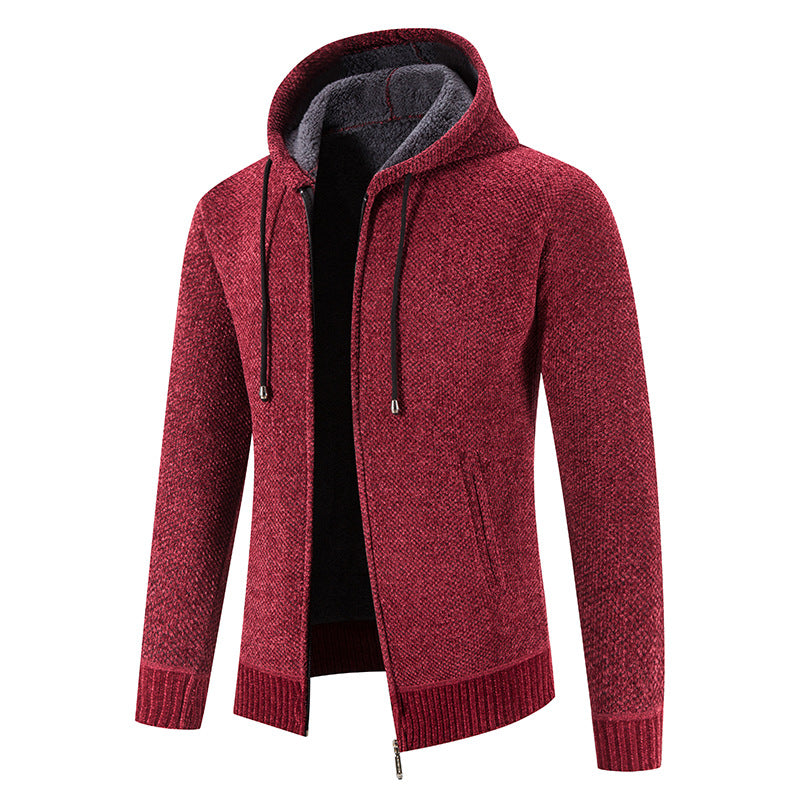Herren Kapuzenjacke Weich Innenfutter Modern Design
