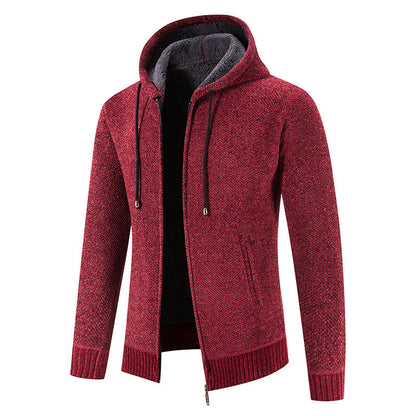Herren Kapuzenjacke Weich Innenfutter Modern Design