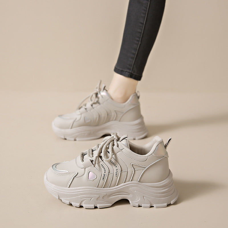 Damen Sneaker Sportlich Modisch Bequem Laufsohle