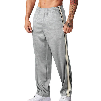 Herren Trainingshose Sportlich mit Kontraststreifen Modern