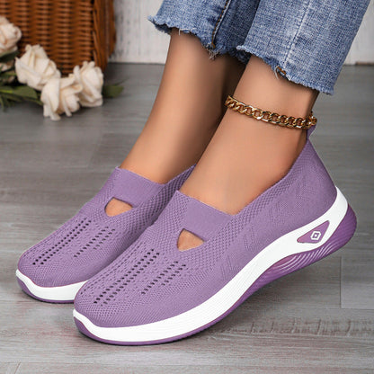 Damen Slipper Atmungsaktiv Elastisch Komfortabel