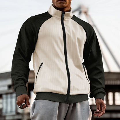 Herren Sportjacke Funktionsjacke Winddicht mit Taschen