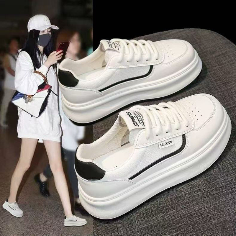 Damen Sneaker Chunky Stil Komfort Sohle