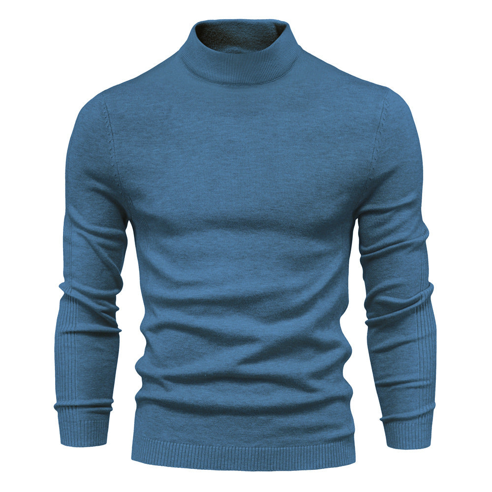 Herren Rollkragenpullover Weich Komfortabel Strick