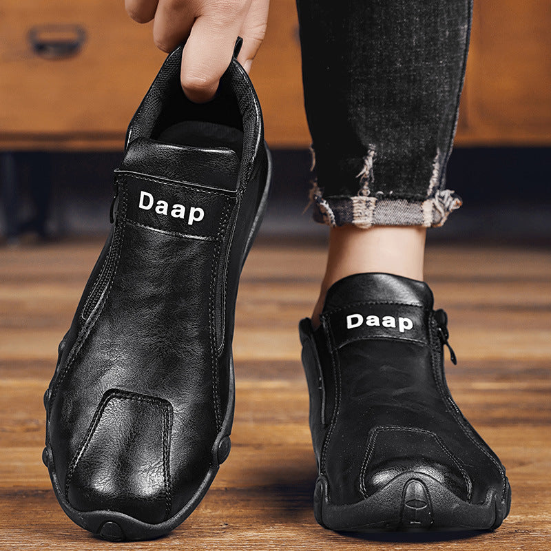 Damen Sneaker Modisch mit Reißverschluss Praktisch