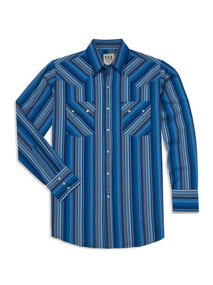 Herren Westernhemd Modern Cowboyshemd Grau