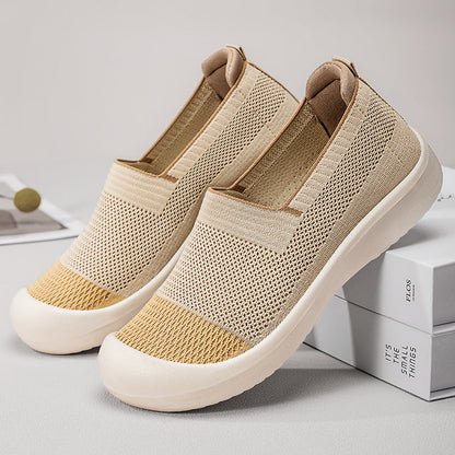 Damen Sneaker Slip-On atmungsaktiv rutschfest Modern