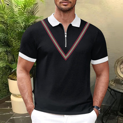 Herren Polohemd Kurzarm Modern Farben