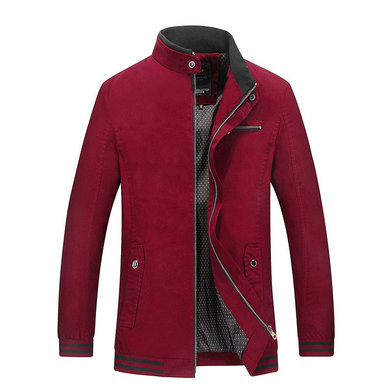 Herren Übergangsjacke Sportlich Wasserdicht mit Taschen