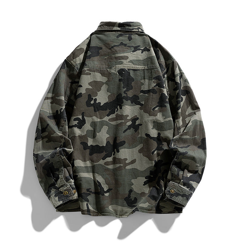 Herren Camouflage Jacke Militärstyle Freizeit