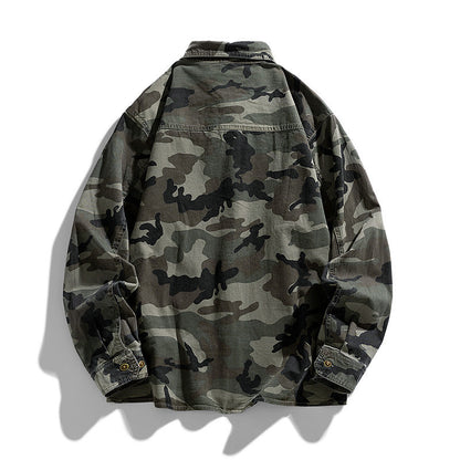 Herren Camouflage Jacke Militärstyle Freizeit
