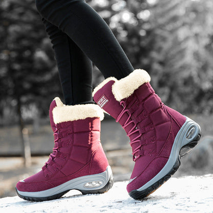 Damen Winterstiefel Warm Isoliert Griffig