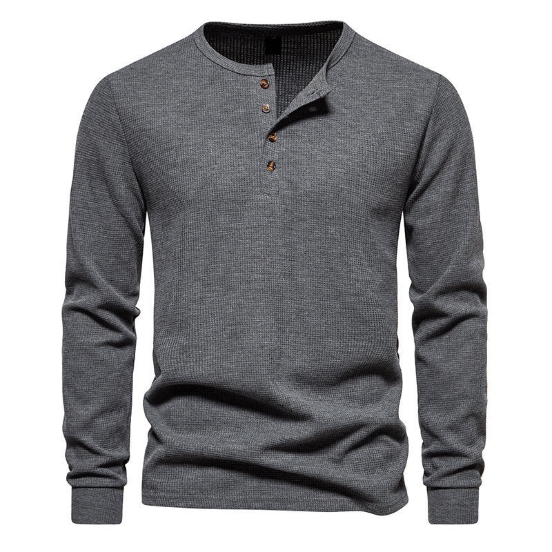 Herren Langarmhemden Knopfleiste Modern Berlin Style