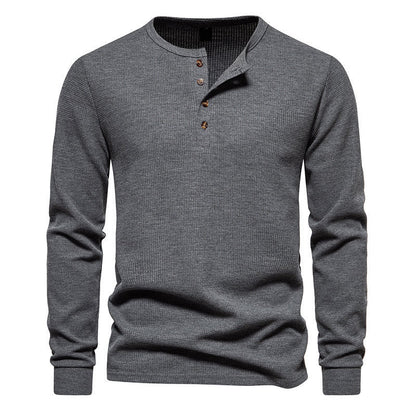 Herren Langarmhemden Knopfleiste Modern Berlin Style