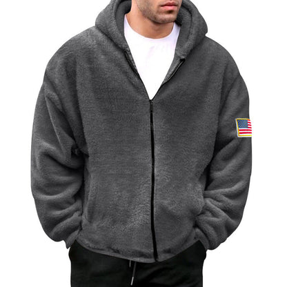 Herren Fleece Hoodie Warm Bequem StadtstyleType