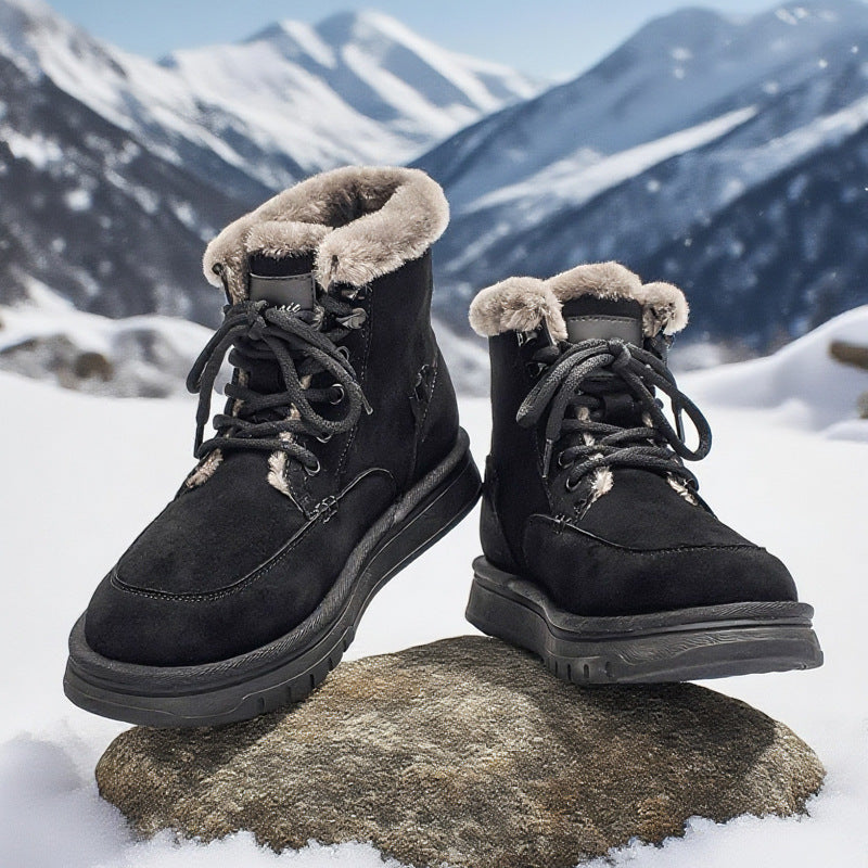Damen Winterstiefel Warm Isoliert Rutschfest Sportlich