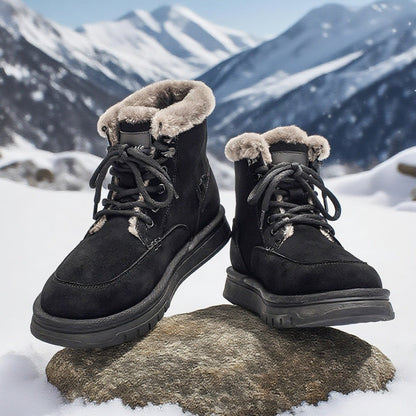 Damen Winterstiefel Warm Isoliert Rutschfest Sportlich