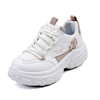 Damen Laufschuhe Bequem mit dicker Sohle Sportlich