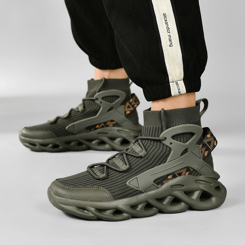 Damen Sneaker High-Top atmungsaktiv Stoßdämpfend