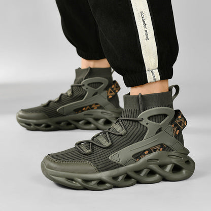 Damen Sneaker High-Top atmungsaktiv Stoßdämpfend