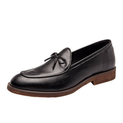 Damen Mokassins Schleifen Detail Elegant Schwarz