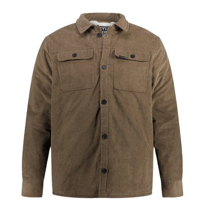 Herren Cordjacke Modern Schnitt Praktisch
