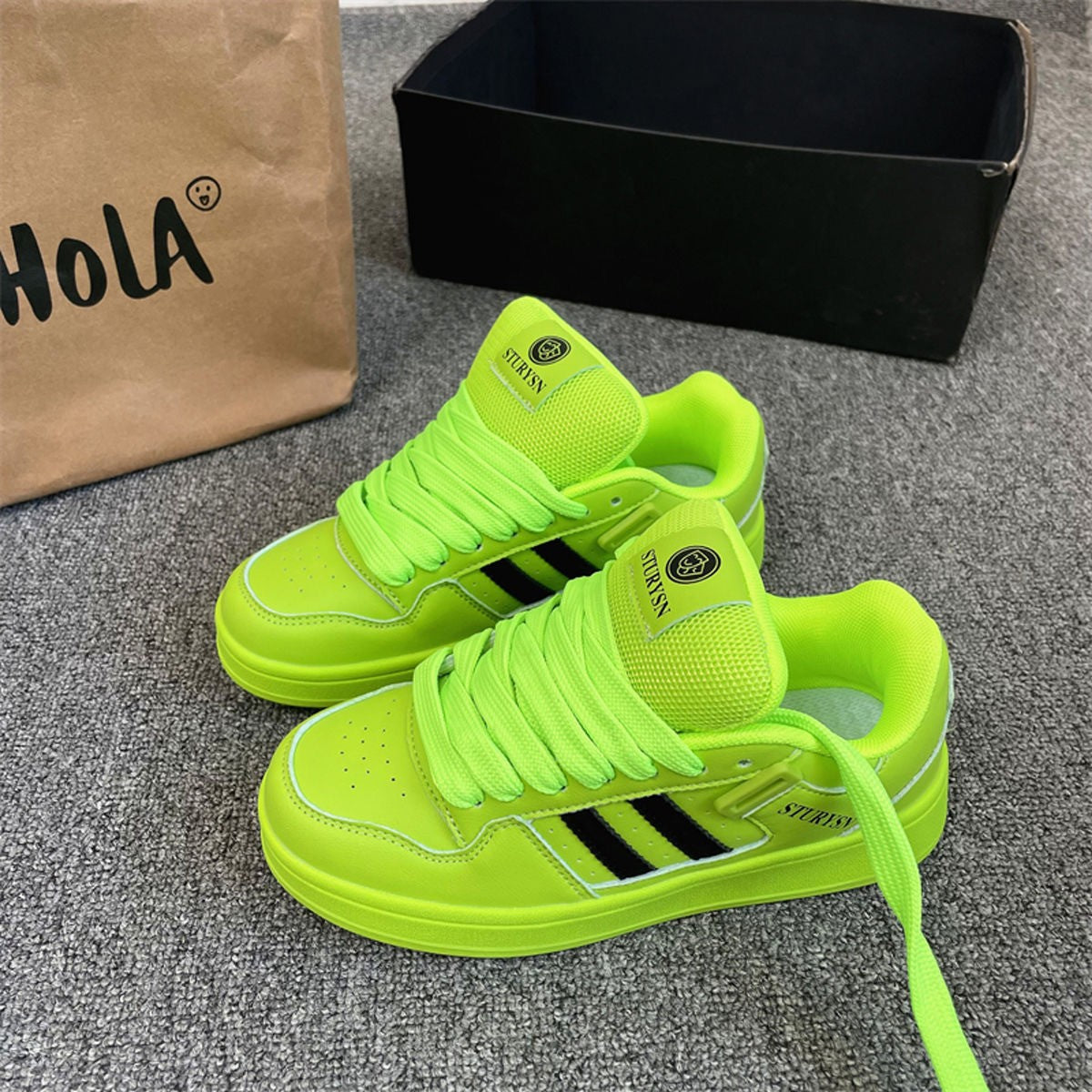 Damen Sneaker Sportlich Atmungsaktiv Mit Gepolsterter Laufsohle