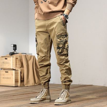 Herren Cargo-Hose Bequem Mit Seitentaschen Elastisch - BerlinGlamour