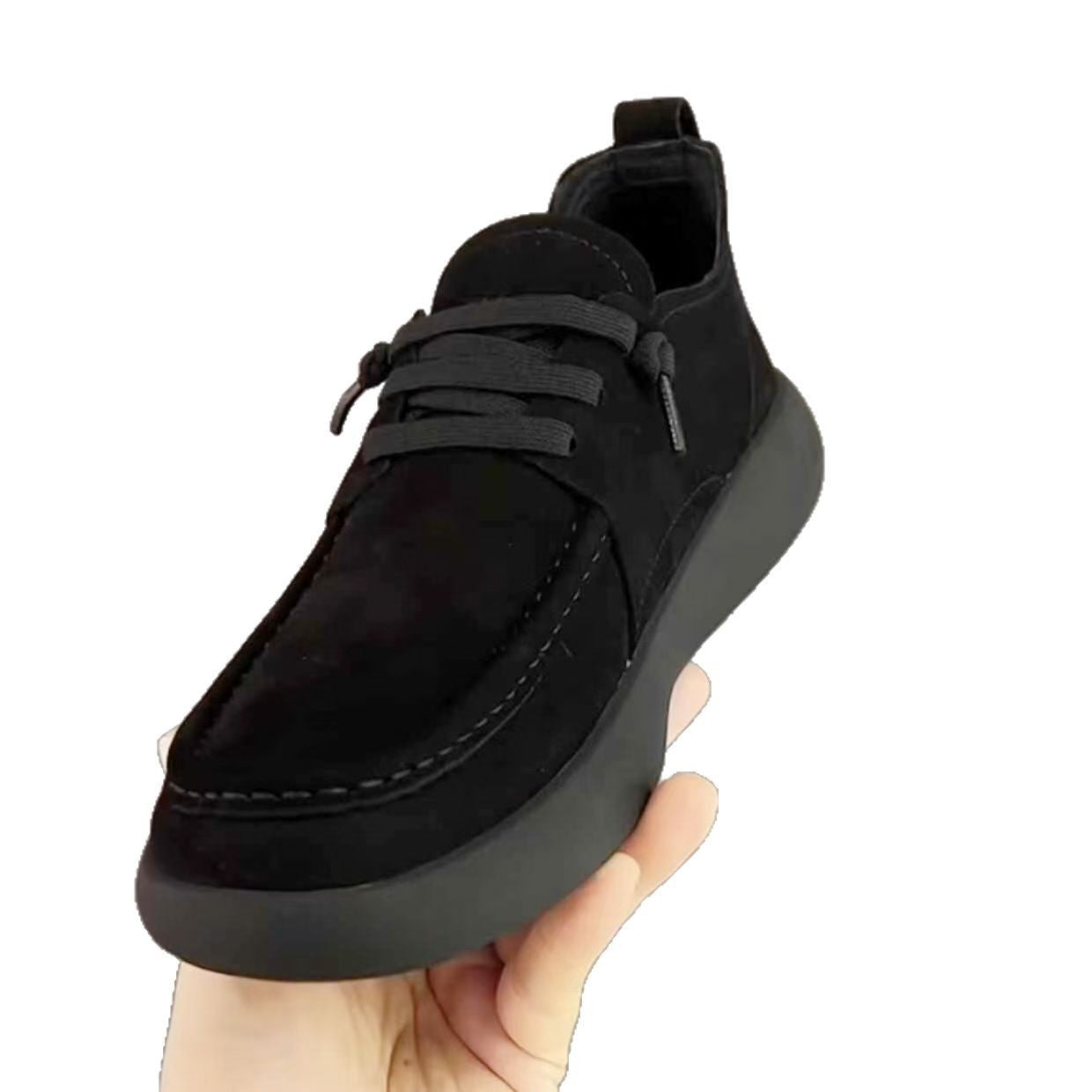 Damen Schnürschuhe aus Wildleder Lässig Bequem