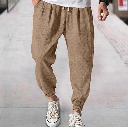 Herren Sporthose Bequem Elastischer Bund Freizeithose