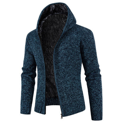Herren Strickjacke Kuschelig Warm mit Taschen Grüne