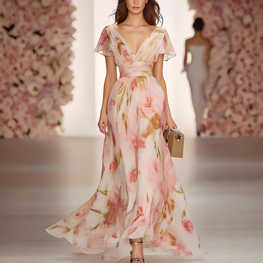 Elegantes Damenkleid Modern Chic Lang - BerlinGlamour