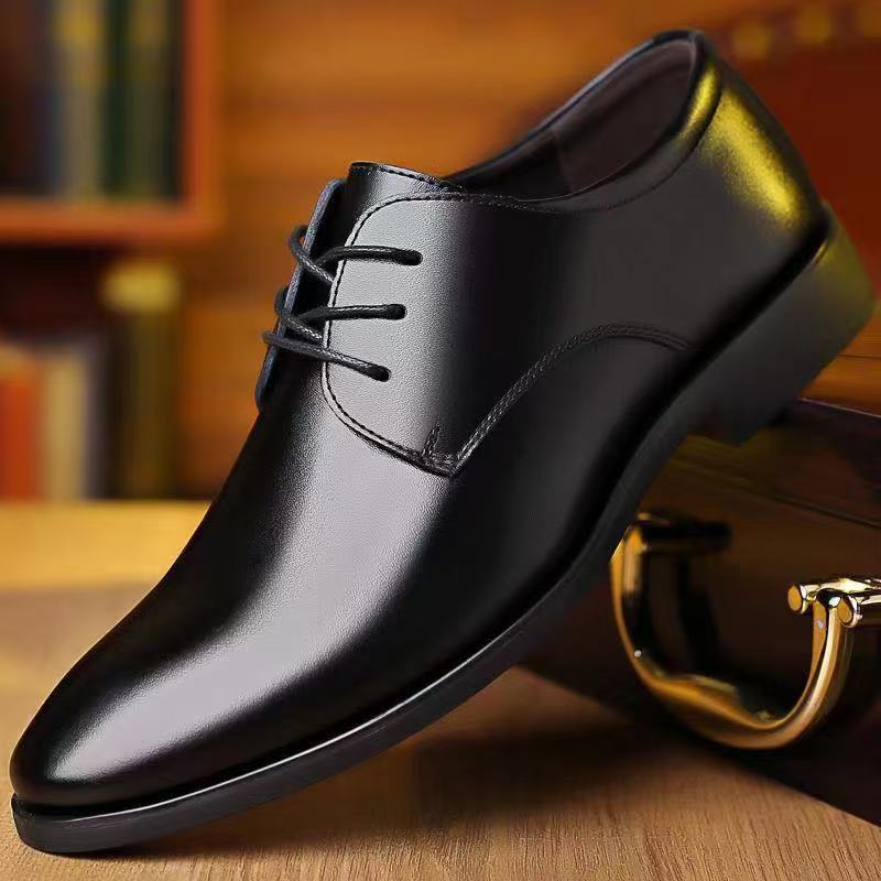 Herren Lederschnürschuhe Elegante Rutschfest Komfortabel - BerlinGlamour